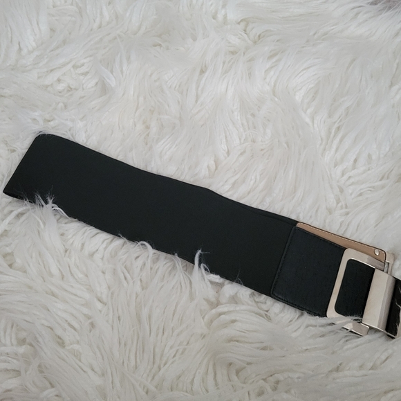 Express Buckle Stretch Wide Waist Belt M/L - Picture 4 of 8